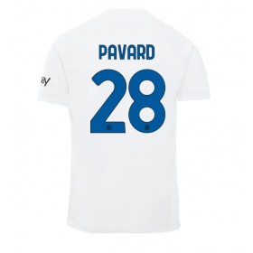 Inter Milan Benjamin Pavard #28 Borta Kläder 2023-24 Kortärmad